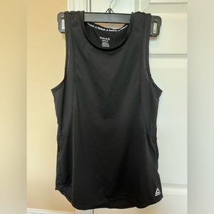 Reebok black workout tank, size small.